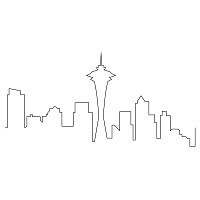 seattle skyline border 001